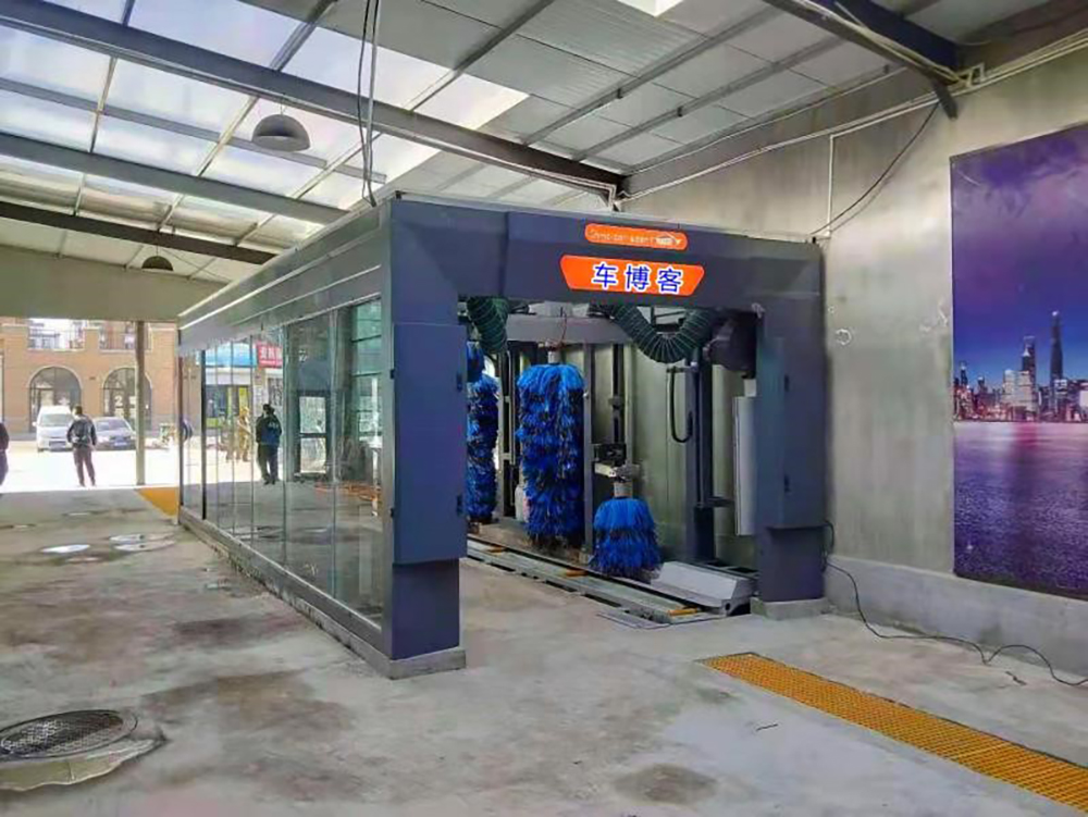 AUTOMATIC CAR WASH TUNNEL MACHINE WITH LAVAFALL MADE BY CHINA 